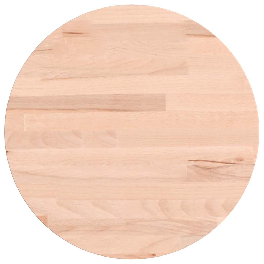 Maison Exclusive - Tischplatte Ø30x1,5 Cm Rund Massivholz Buche