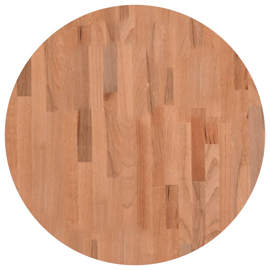 Maison Exclusive - Tischplatte Ø60x1,5 Cm Rund Massivholz Buche