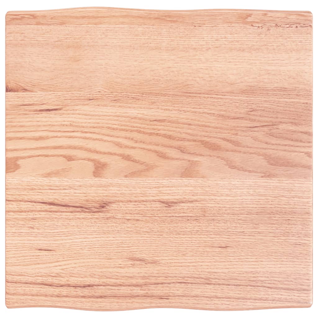 Maison Exclusive - Tischplatte 60x60x2 Cm Massivholz Eiche Behand
