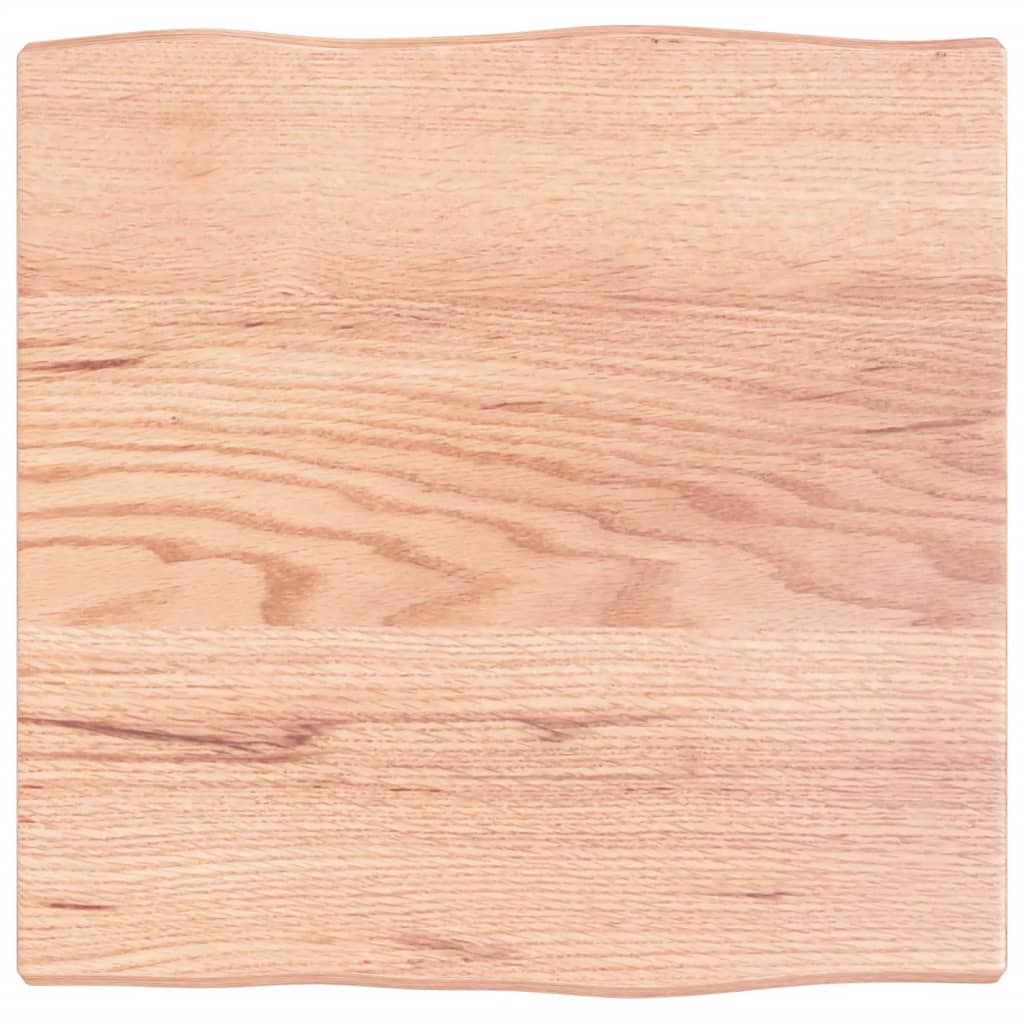Maison Exclusive - Tischplatte 40x40x2 Cm Massivholz Eiche Behand