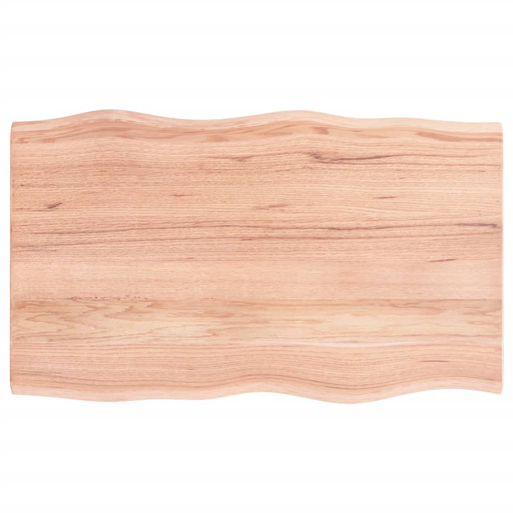 Maison Exclusive - Tischplatte 100x60x2 Cm Massivholz Eiche Behan