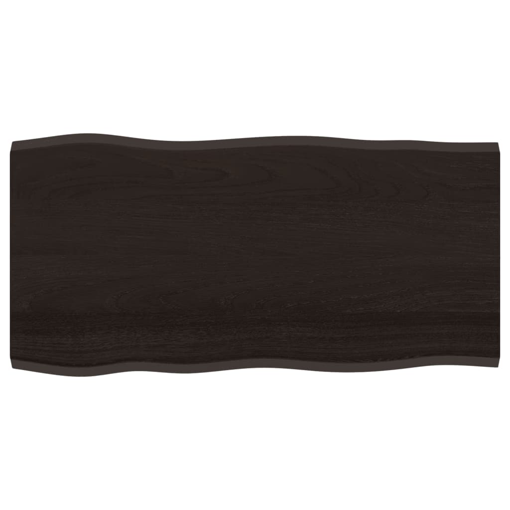 Maison Exclusive - Tischplatte 100x50x2 Cm Massivholz Eiche Behan