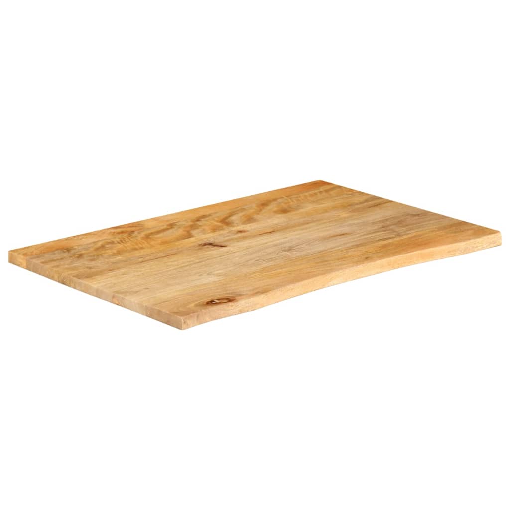 Maison Exclusive - Tischplatte Mit Baumkante 90x60x3,8 Cm Massivh