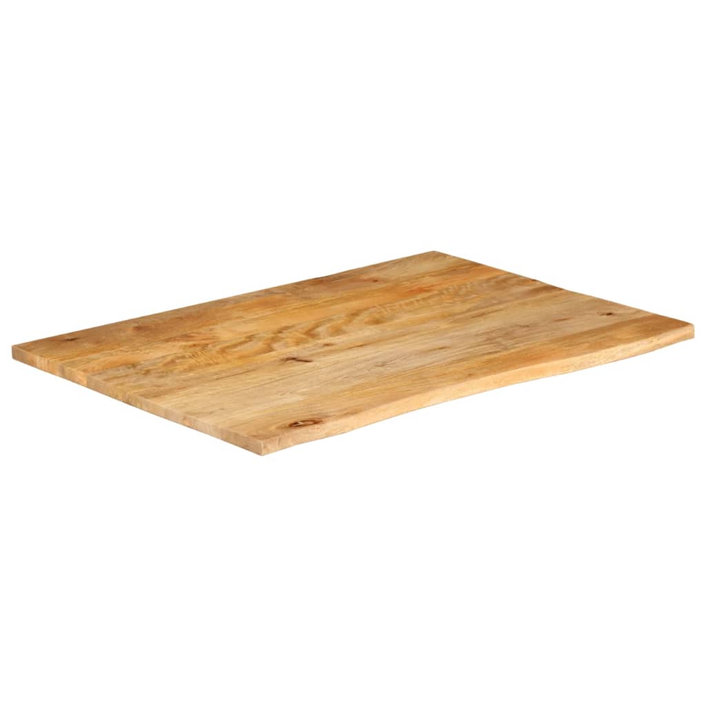 Maison Exclusive - Tischplatte Mit Baumkante 90x80x3,8 Cm Massivh