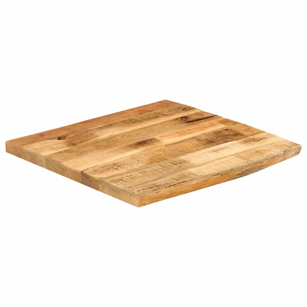 Maison Exclusive - Tischplatte 80x80x3,8 Cm Baumkante Massivholz