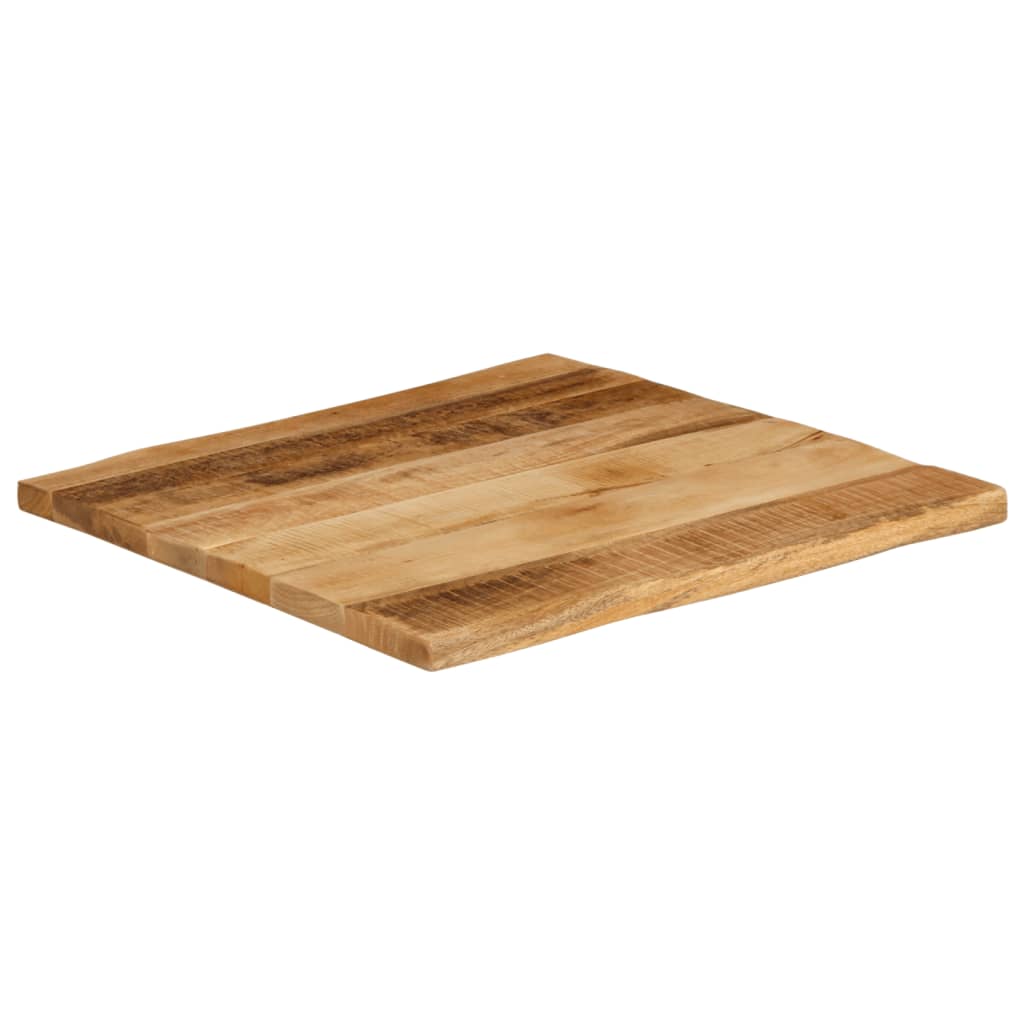 Maison Exclusive - Tischplatte Mit Baumkante 80x80x3,8 Cm Raues M