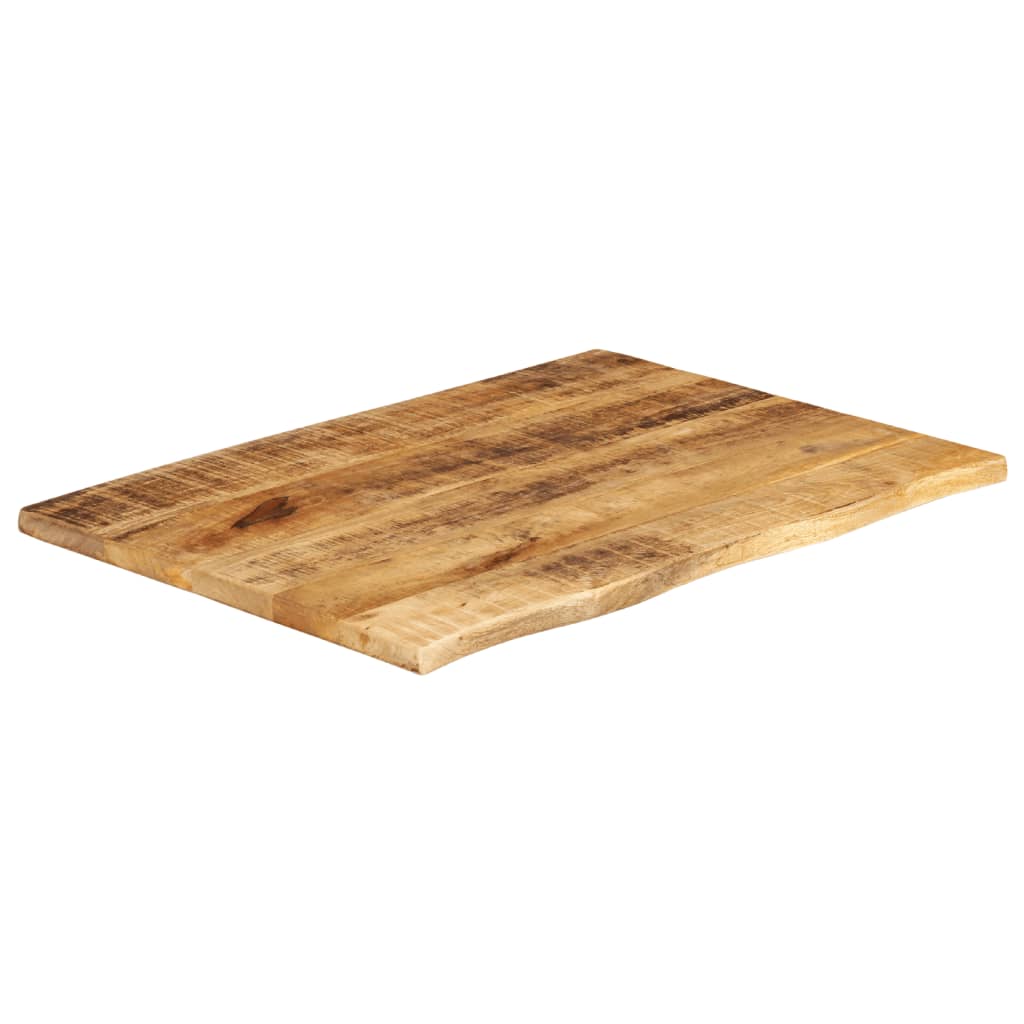 Maison Exclusive - Tischplatte 90x60x2,5 Cm Baumkante Massivholz