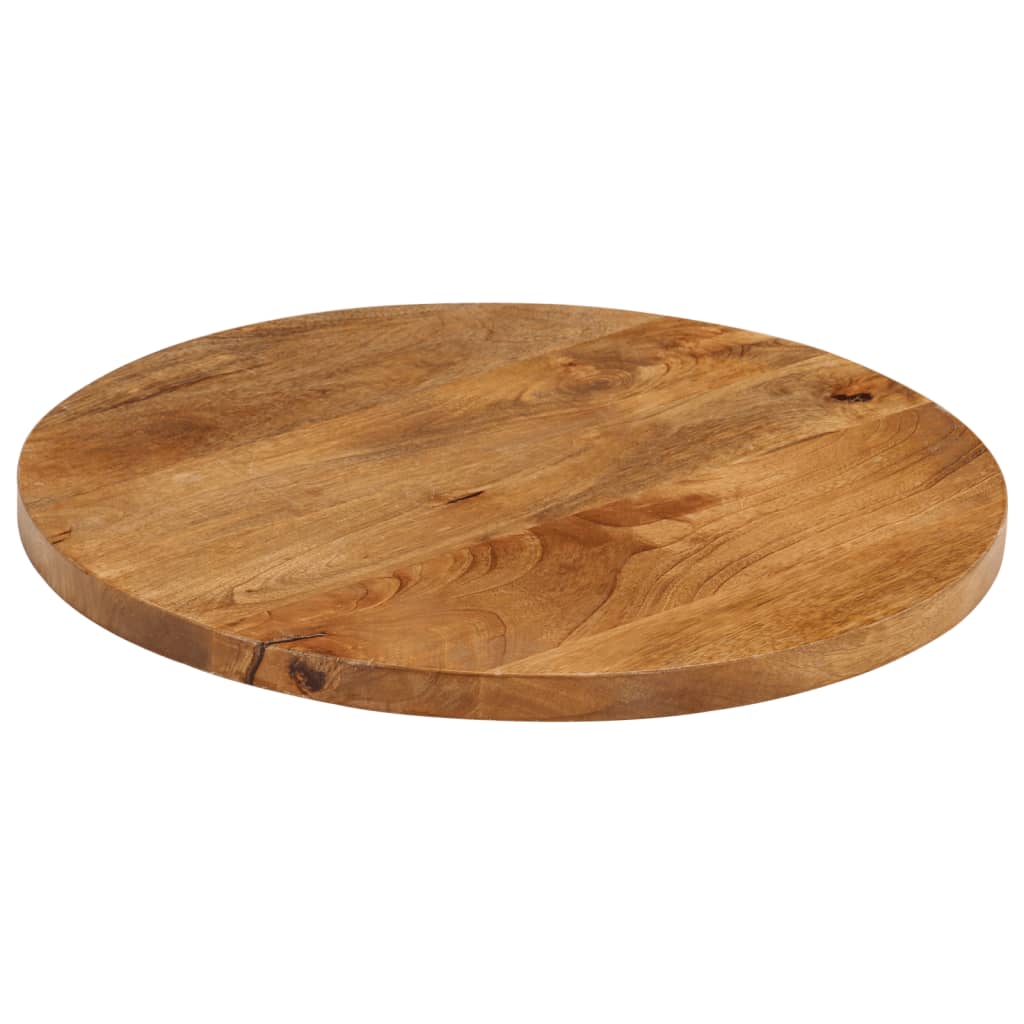 Maison Exclusive - Tischplatte Ø 60x3,8 Cm Rund Massivholz Mango