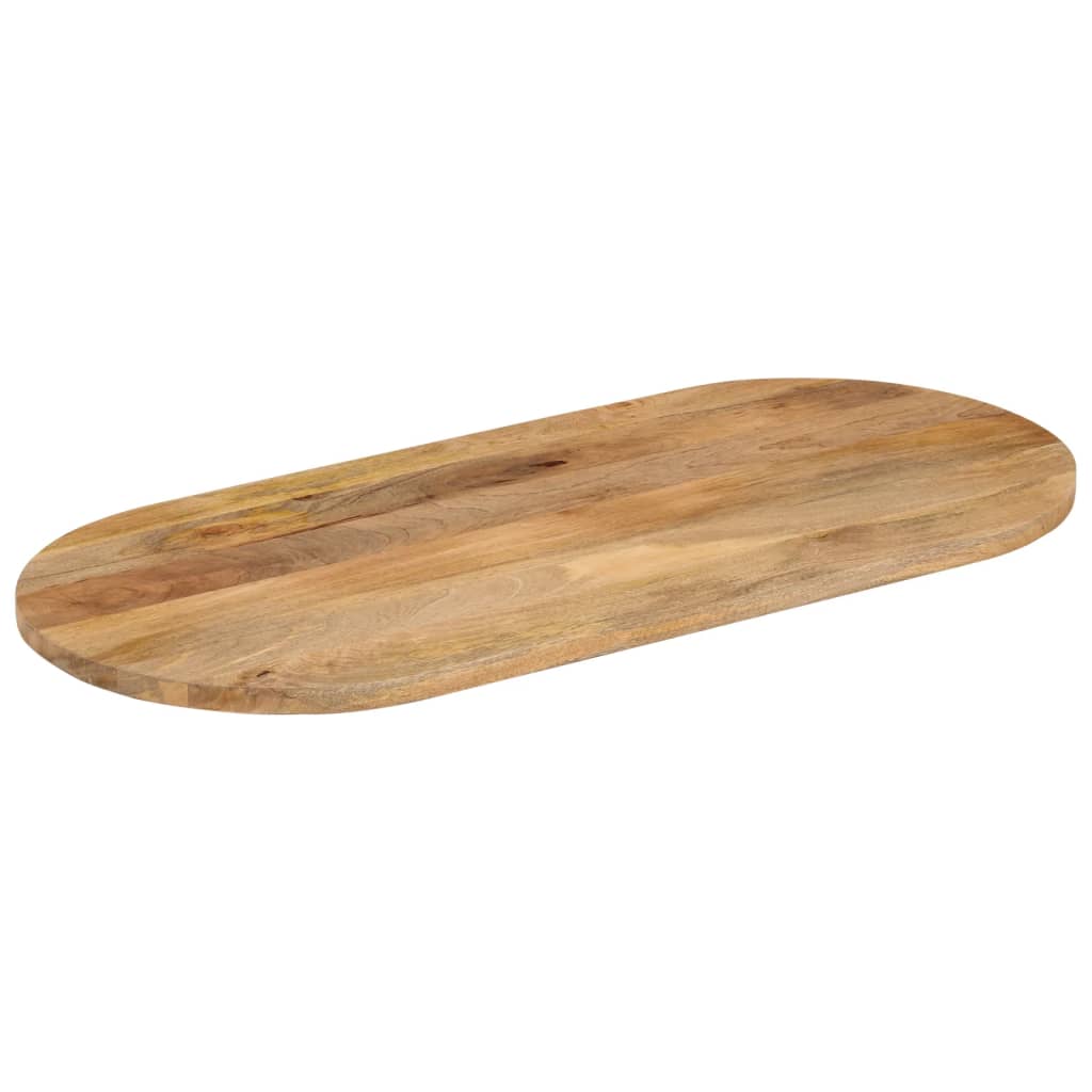 Maison Exclusive - Tischplatte 140x50x2,5 Cm Oval Massivholz Mang
