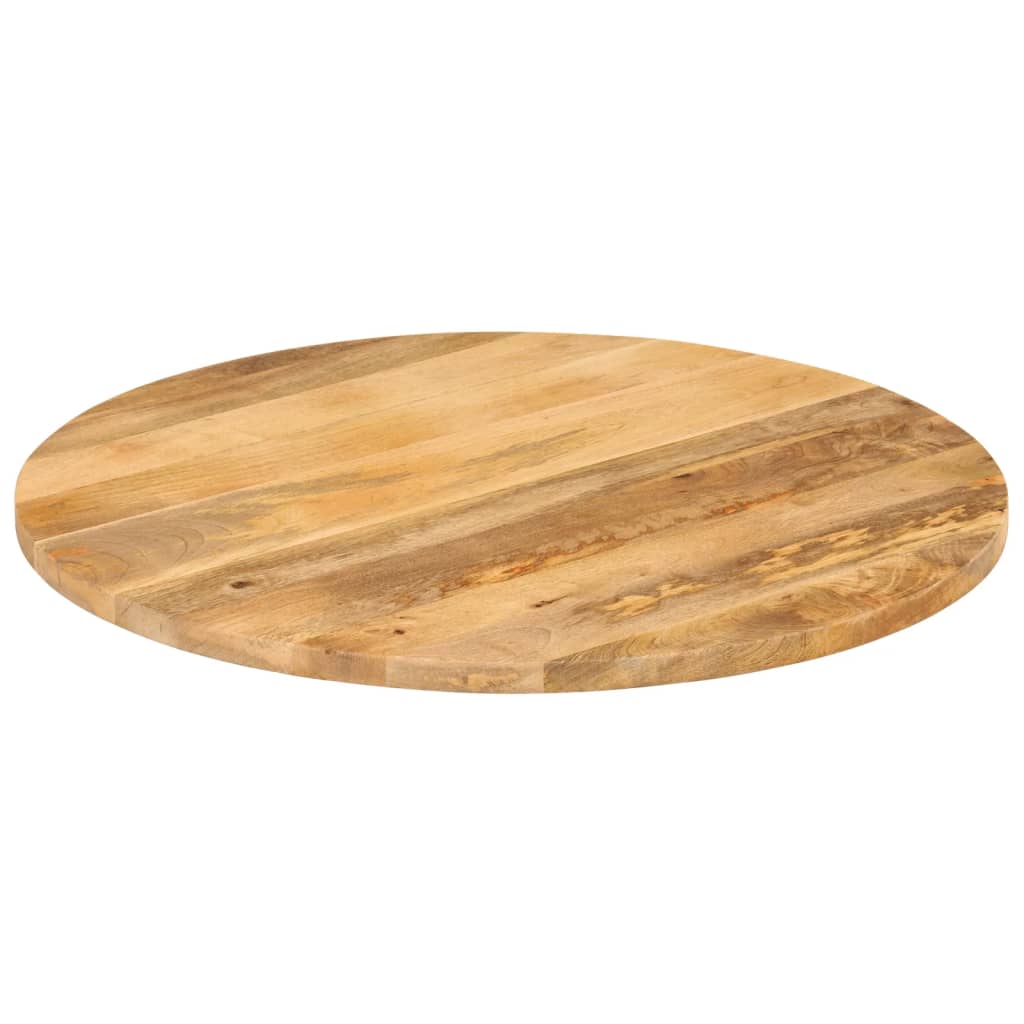 Maison Exclusive - Tischplatte Ø 70x3,8 Cm Rund Massivholz Mango