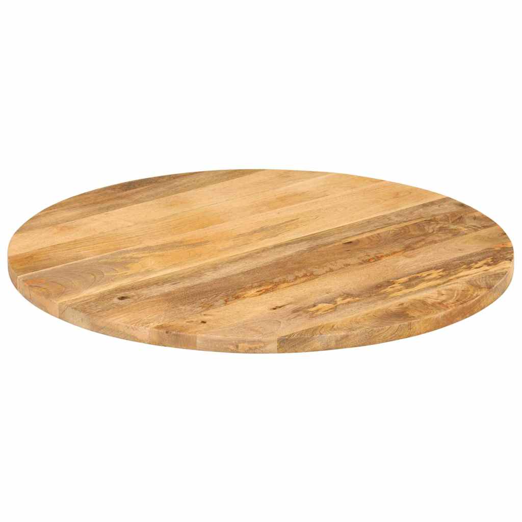 Maison Exclusive - Tischplatte Ø 90x3,8 Cm Rund Massivholz Mango