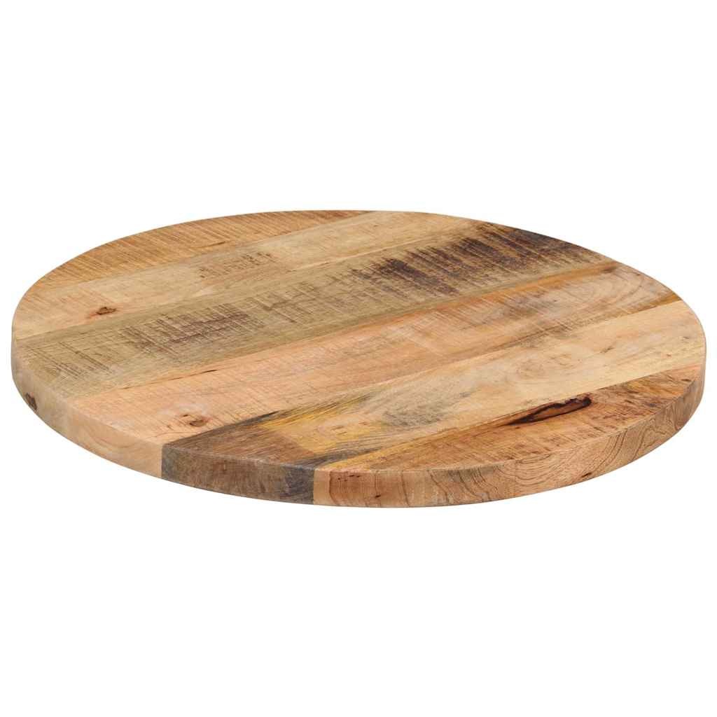 Maison Exclusive - Tischplatte Ø 40x1,5 Cm Rund Raues Massives Ma