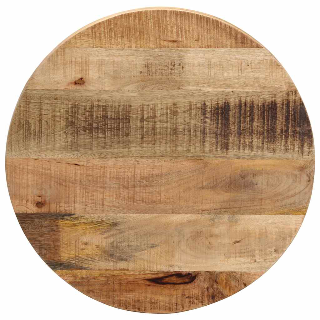 Maison Exclusive - Tischplatte Ø 40x2,5 Cm Rund Raues Massives Ma