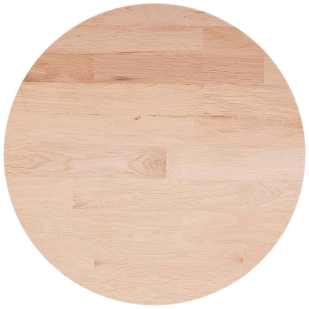 Maison Exclusive - Runde Tischplatte Ø40x1,5 Cm Unbehandeltes Mas