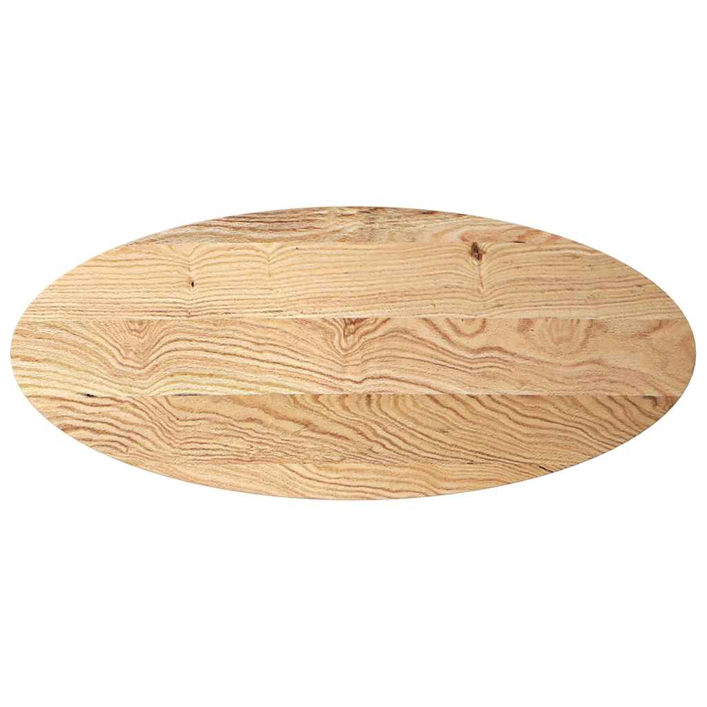 Maison Exclusive - Tischplatte 140x60x4 Cm Massivholz Eiche Oval