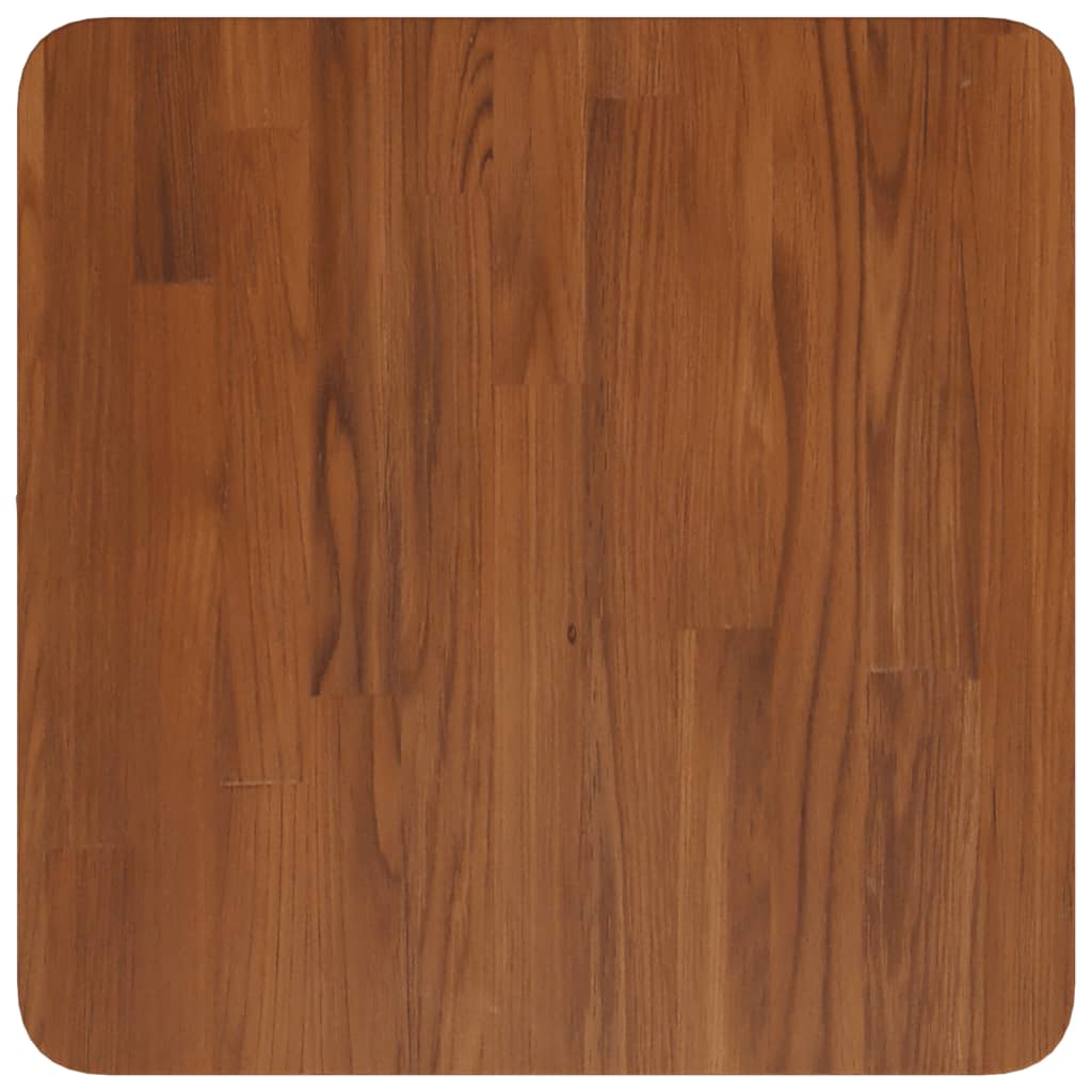 Maison Exclusive - Tischplatte Quadratisch Dunkelbraun 40x40x4cm