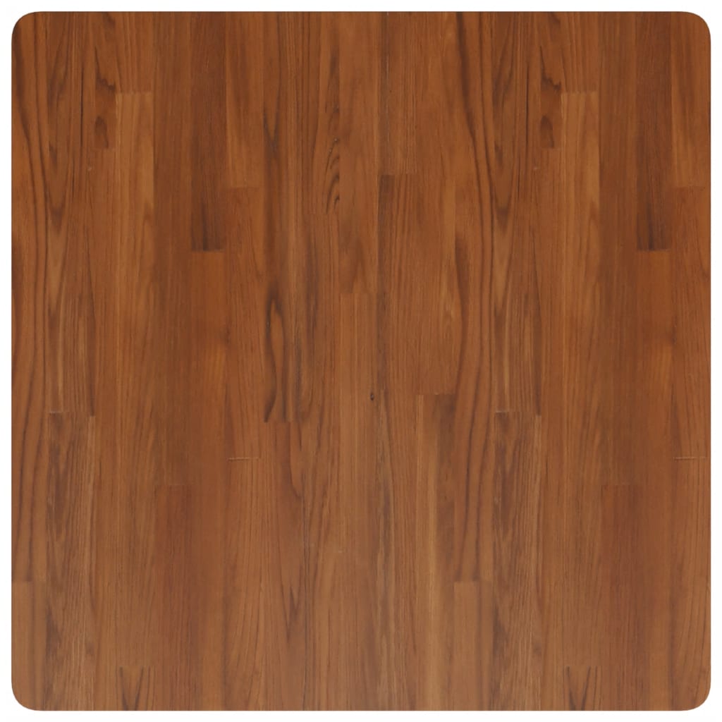 Maison Exclusive - Tischplatte Quadratisch Dunkelbraun 80x80x2,5c