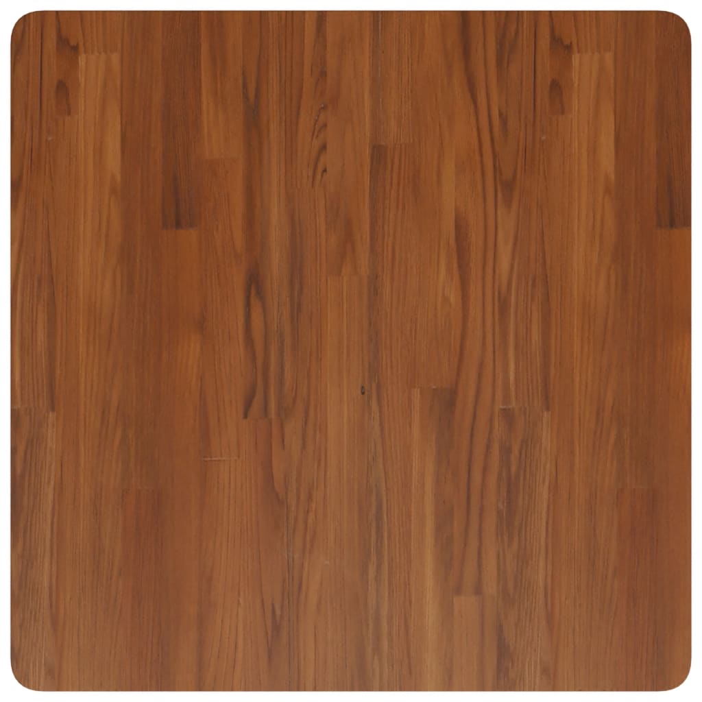 Maison Exclusive - Tischplatte Quadratisch Dunkelbraun 70x70x4cm