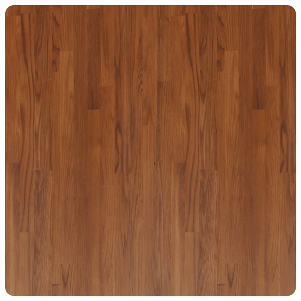 Maison Exclusive - Tischplatte Quadratisch Dunkelbraun 90x90x2,5c