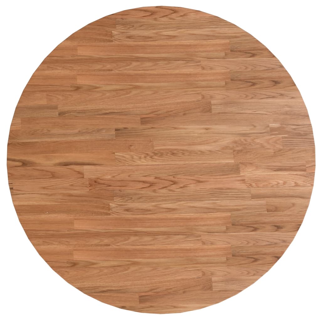 Maison Exclusive - Runde Tischplatte Hellbraun Ø80x1,5 Cm Behande