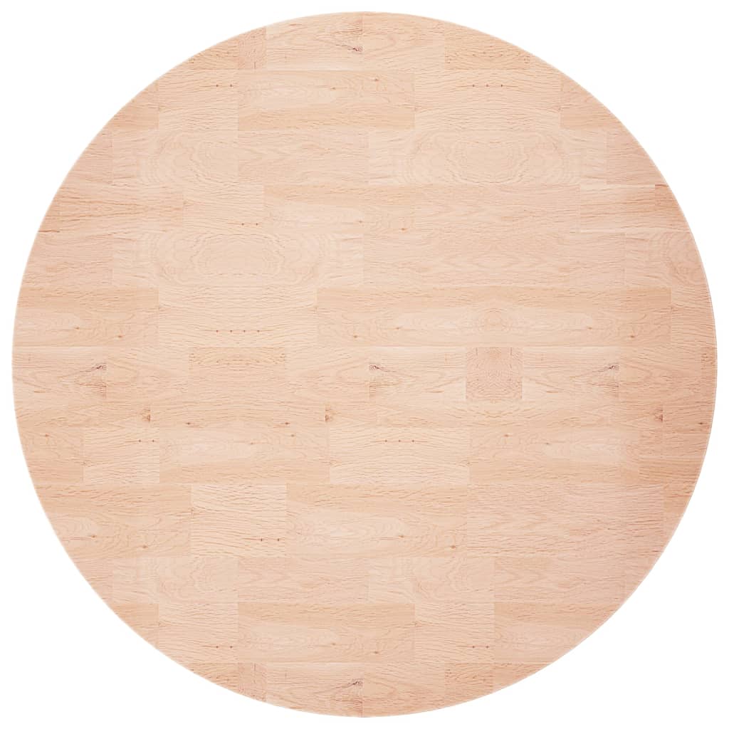 Maison Exclusive - Runde Tischplatte Ø70x1,5 Cm Unbehandeltes Mas