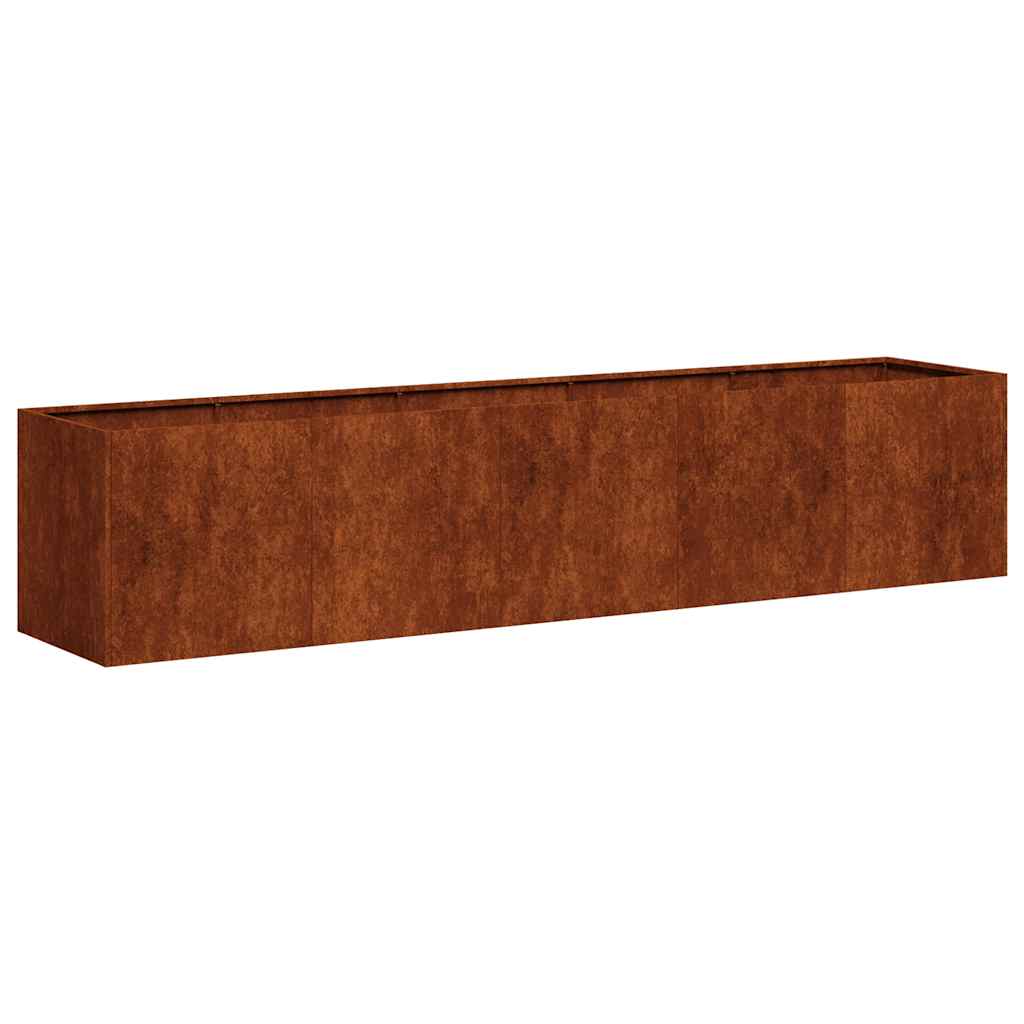 Maison Exclusive - Pflanzkübel Rostig 200x40x40 Cm Wetterfester S