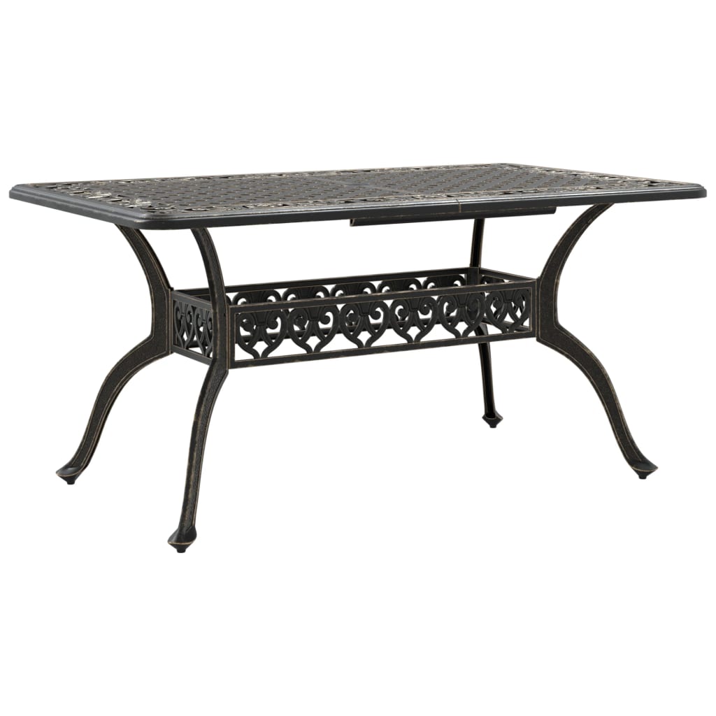Maison Exclusive - Gartentisch Bronzen 150x90x72 Cm Aluminiumguss