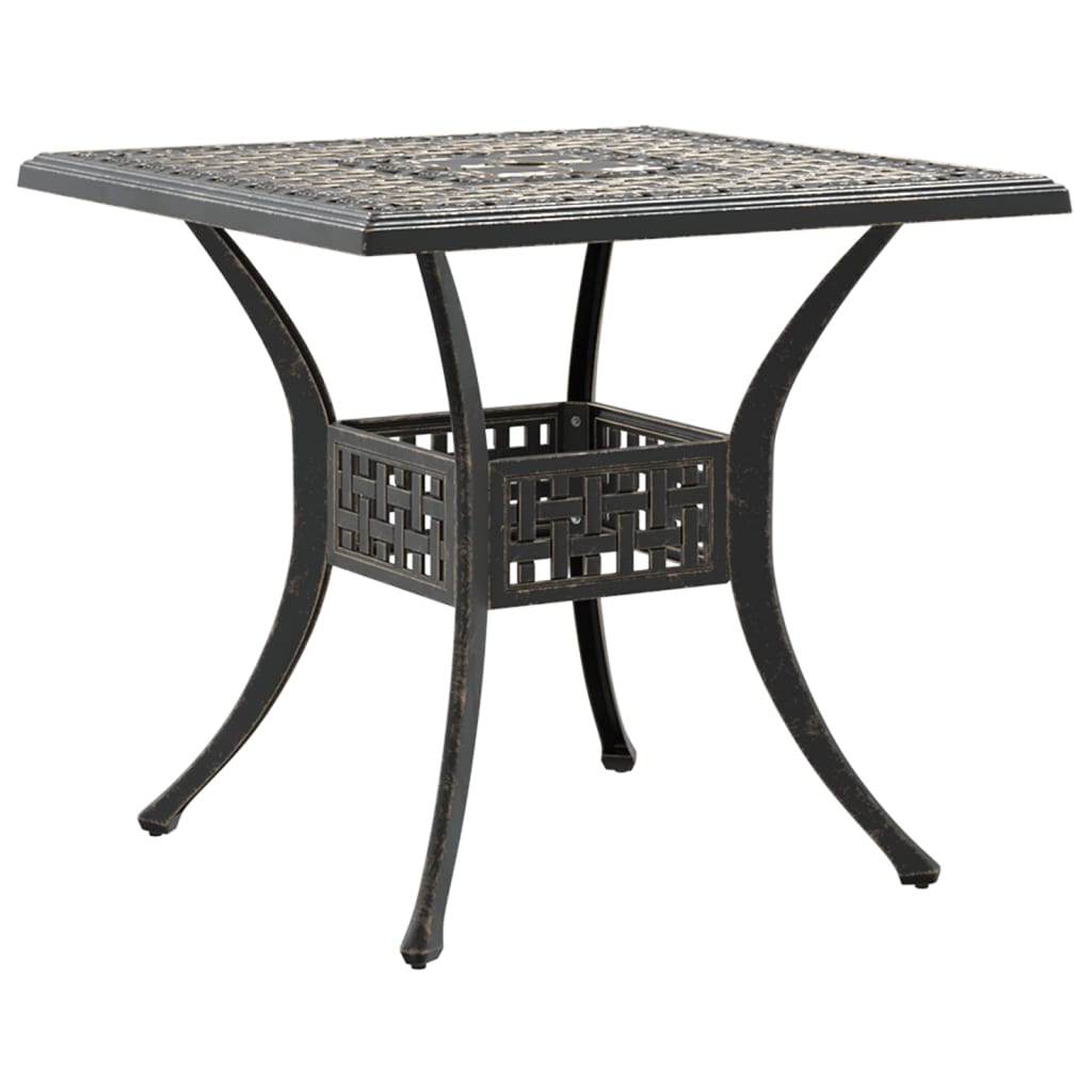 Maison Exclusive - Gartentisch Bronzen 80x80x75 Cm Aluminiumguss