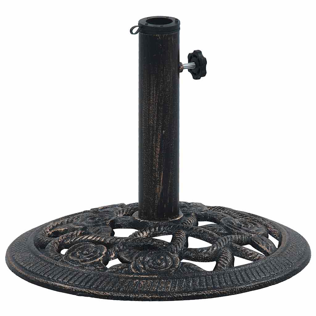 Maison Exclusive - Sonnenschirmständer Schwarz Bronze 9 Kg 40 Cm