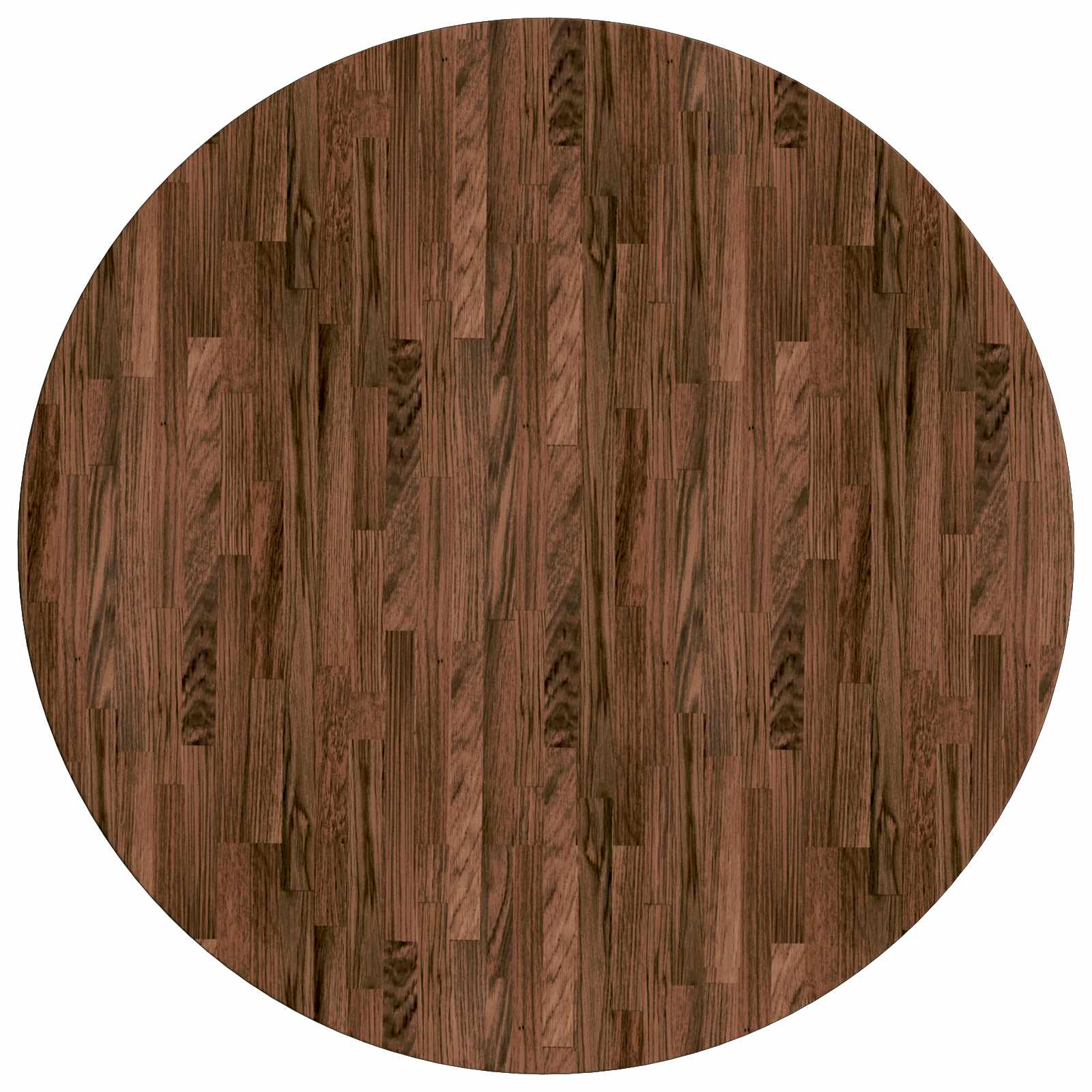 Maison Exclusive - Tischplatte Ø 60 X 2,5 Cm Rund Massivholz Eich