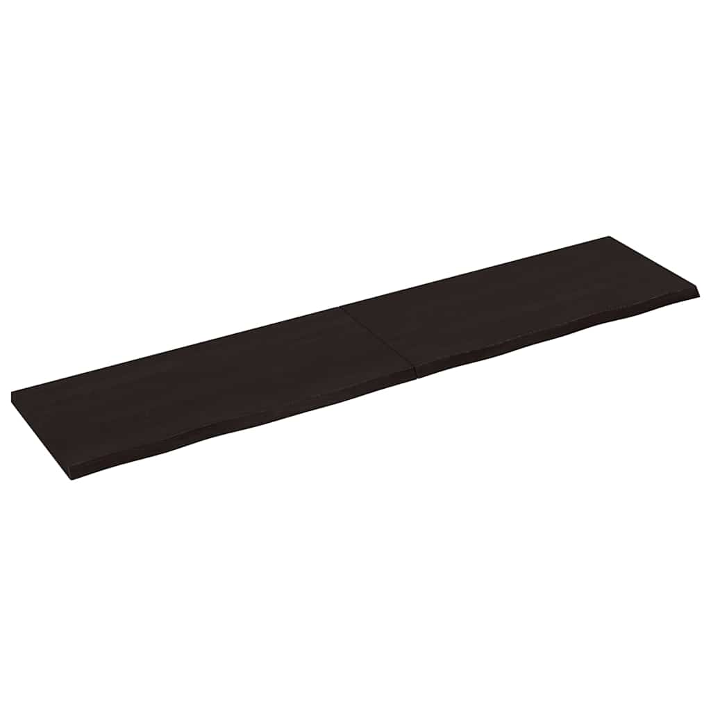 Maison Exclusive - Waschtischplatte Dunkelbraun 220x50x(2-4)cm Ma