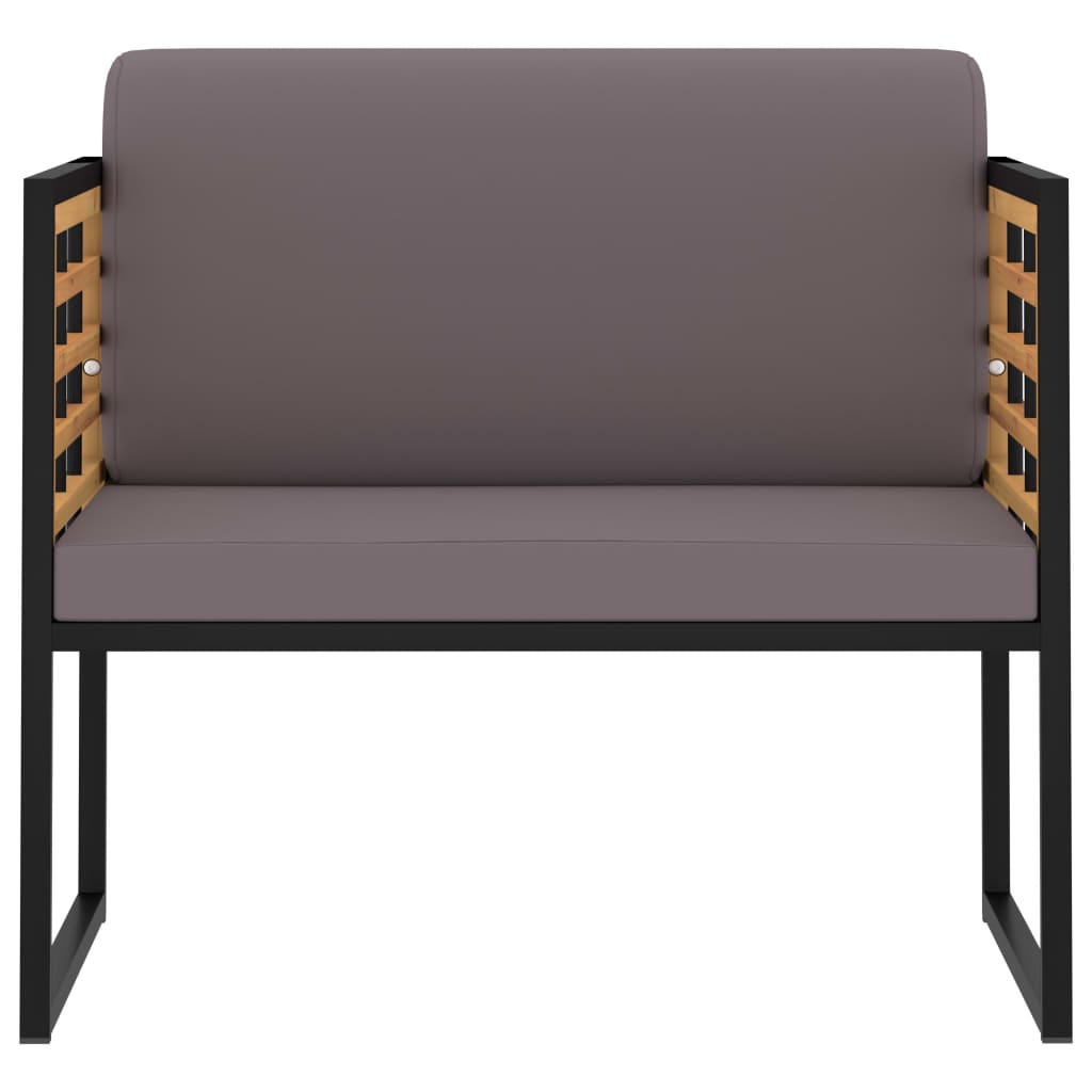 Maison Exclusive - Gartenstühle Mit Auflagen 2 Stk. Massivholz Ak