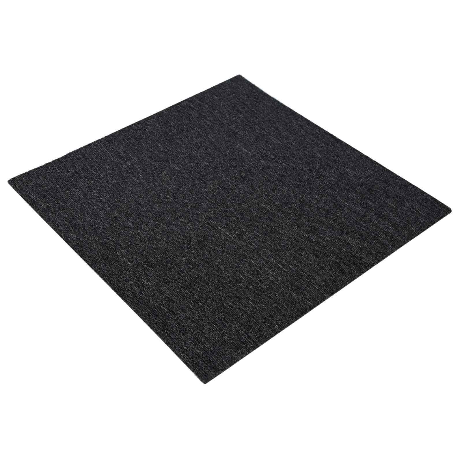 Maison Exclusive - Teppichfliese Dunkelgrau 50 X 50 Cm 20 Stk. Pp