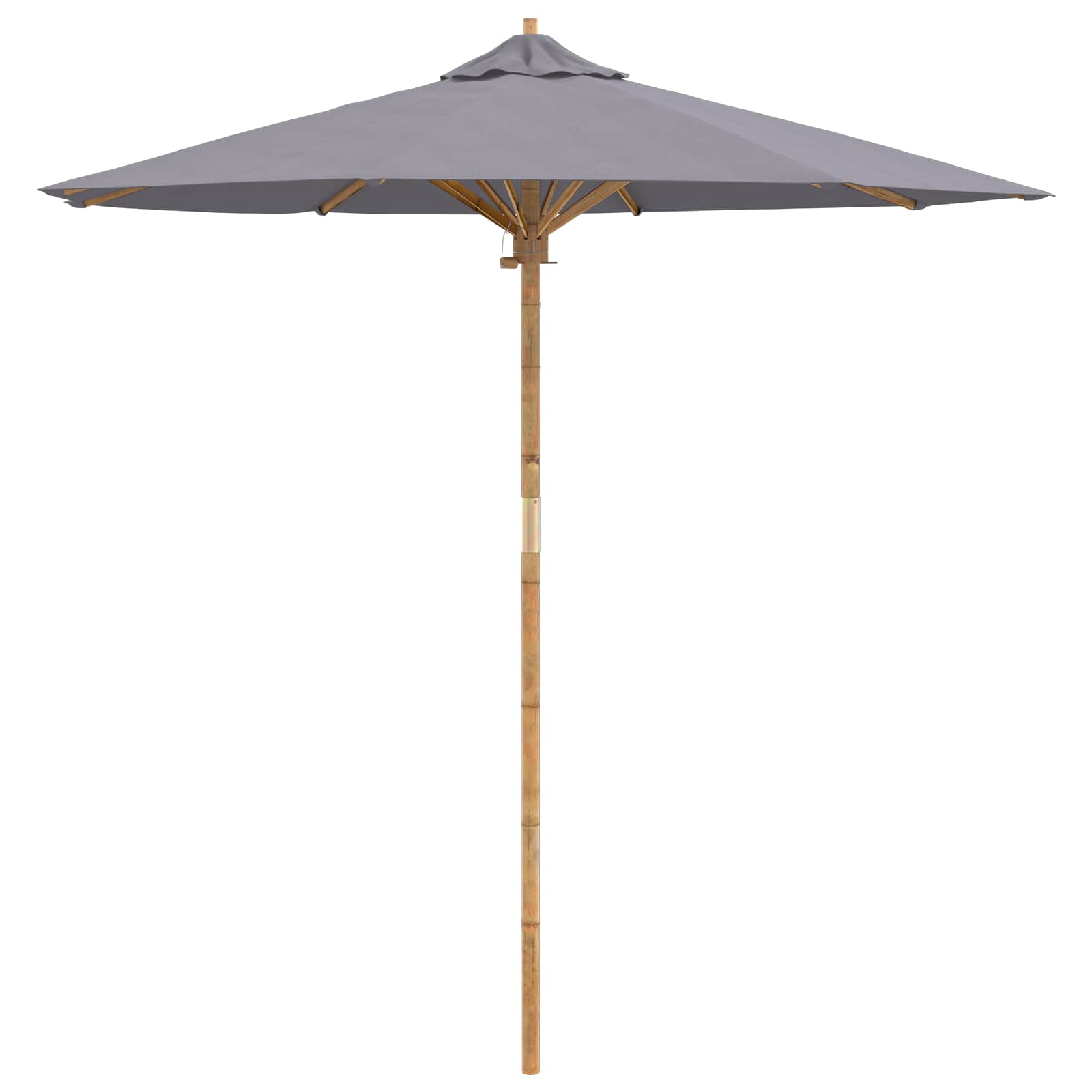 Maison Exclusive - Gartensonnenschirm Ø 217 X 230 Cm Bambus Rund