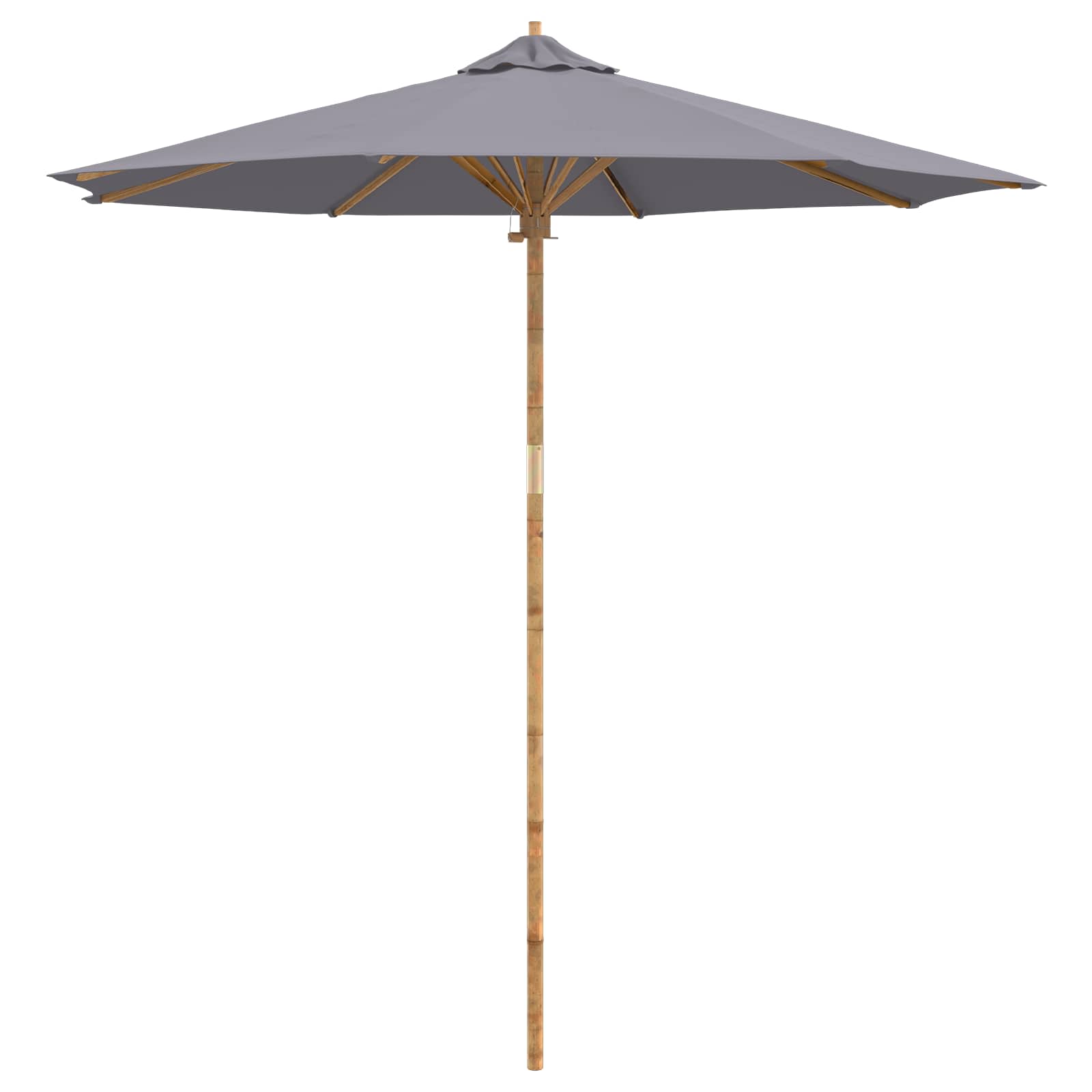 Maison Exclusive - Gartensonnenschirm Ø 240 X 260 Cm Bambus Rund