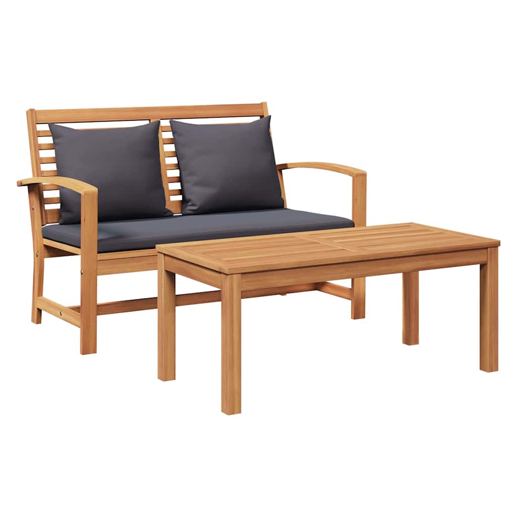 Maison Exclusive - Bank Braun Und Dunkelgrau 110 X 66 X 76 Cm Mas