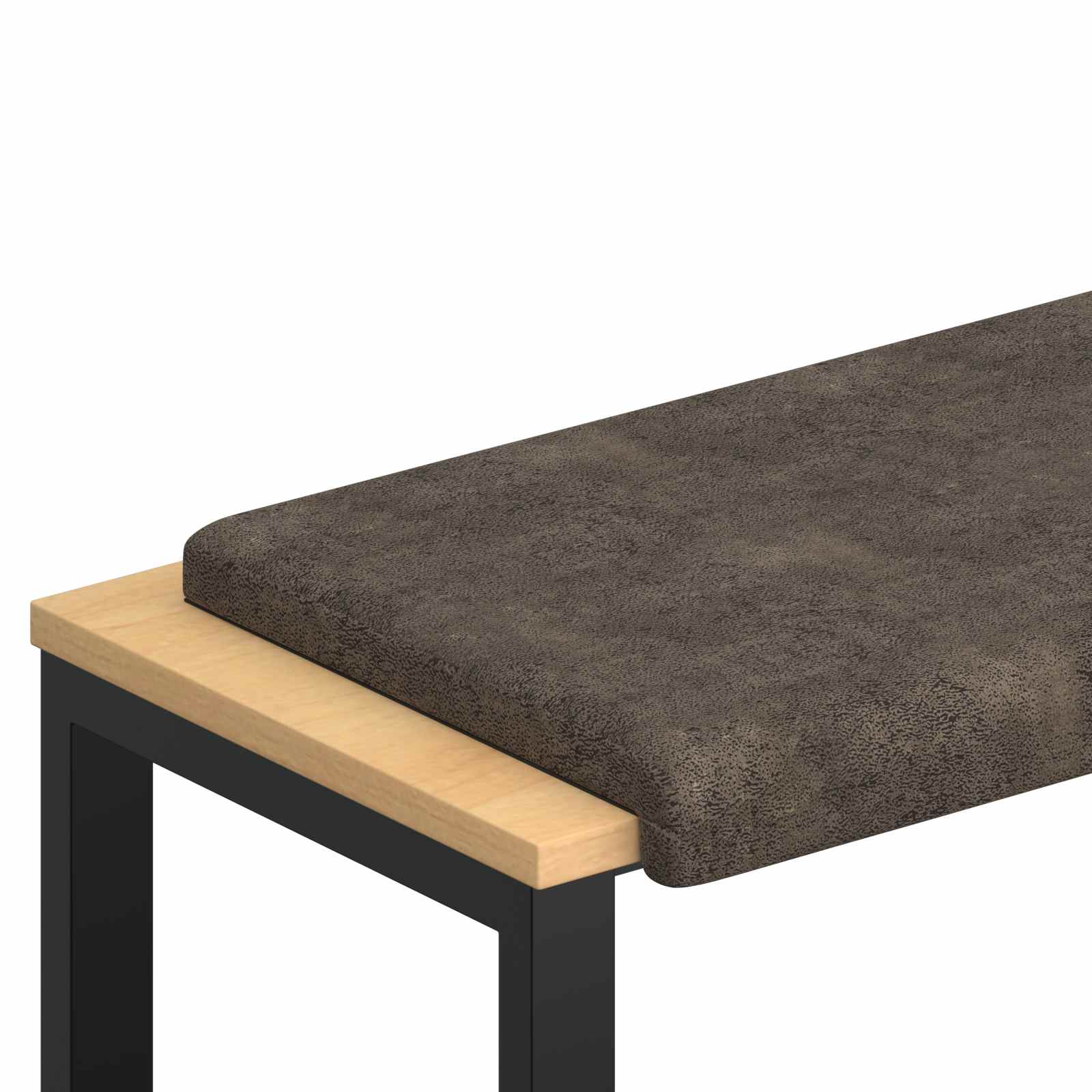 Maison Exclusive - Bankkissen Kunstwildleder Dunkelgrau Tiefe 35