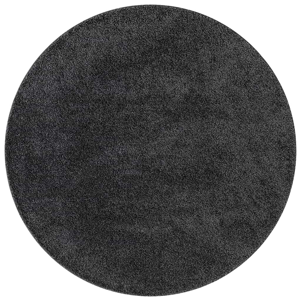 Maison Exclusive - Anti-rutsch Shaggy Teppich Dunkelgrau 120 X 12
