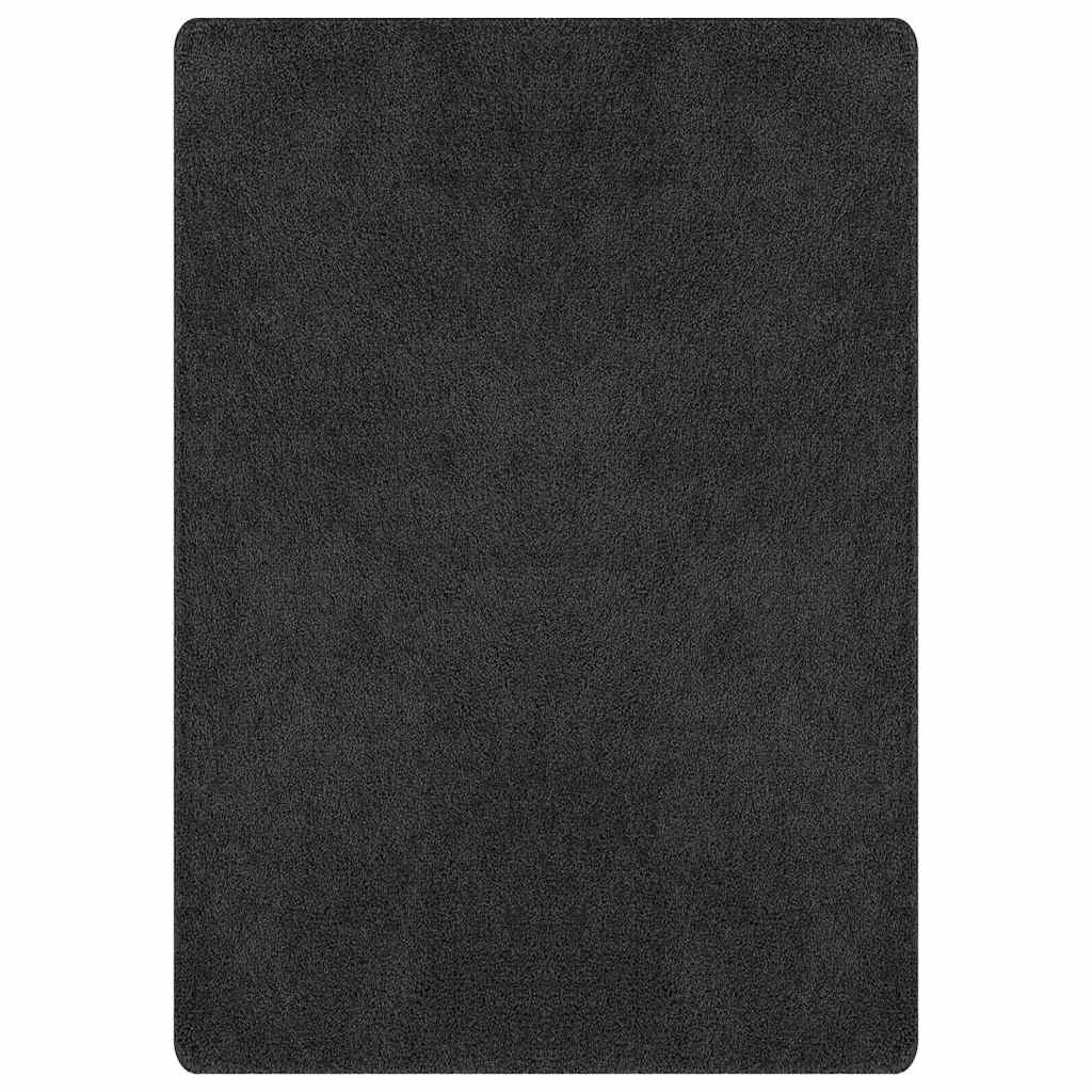 Maison Exclusive - Anti-rutsch Shaggy Teppich Dunkelgrau 240 X 34