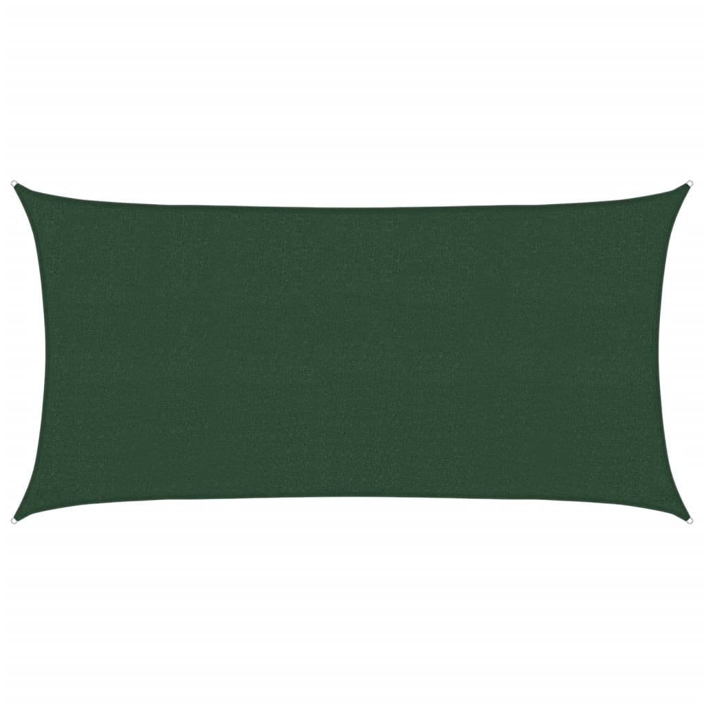 Maison Exclusive - Sonnensegel 160 G/m² Dunkelgrün 2,5x4,5 M Hdpe