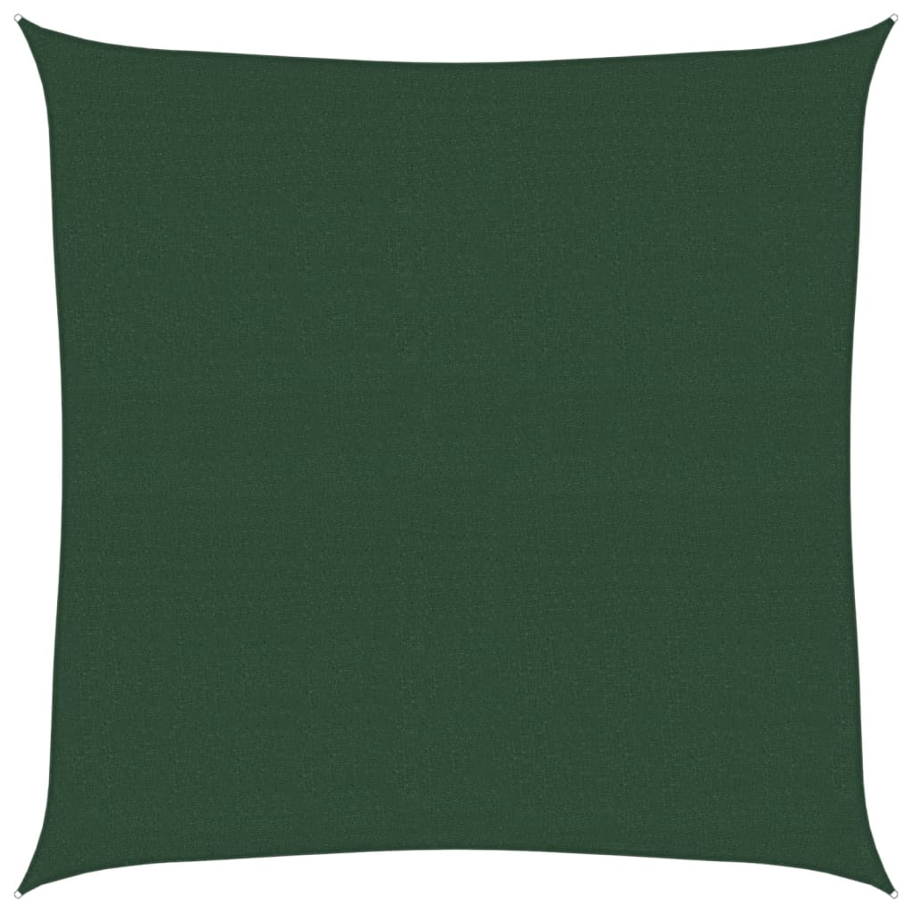 Maison Exclusive - Sonnensegel 160 G/m² Dunkelgrün 5x5 M Hdpe
