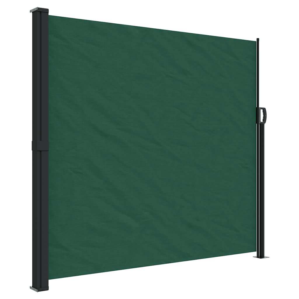 Maison Exclusive - Seitenmarkise Ausziehbar Dunkelgrün 180x600 Cm