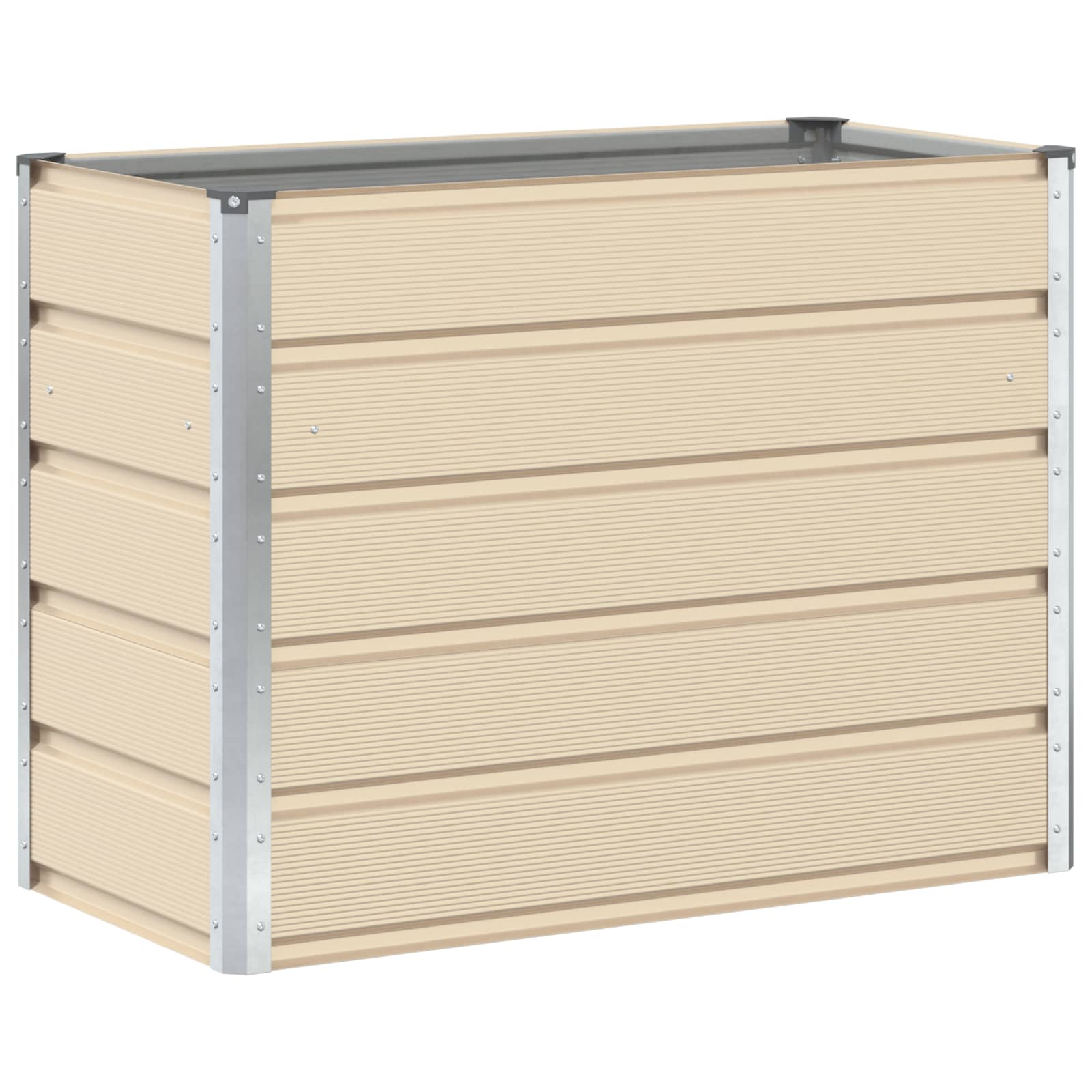 Maison Exclusive - Pflanzkübel Elfenbein 100 X 50 X 75 Cm Verzink