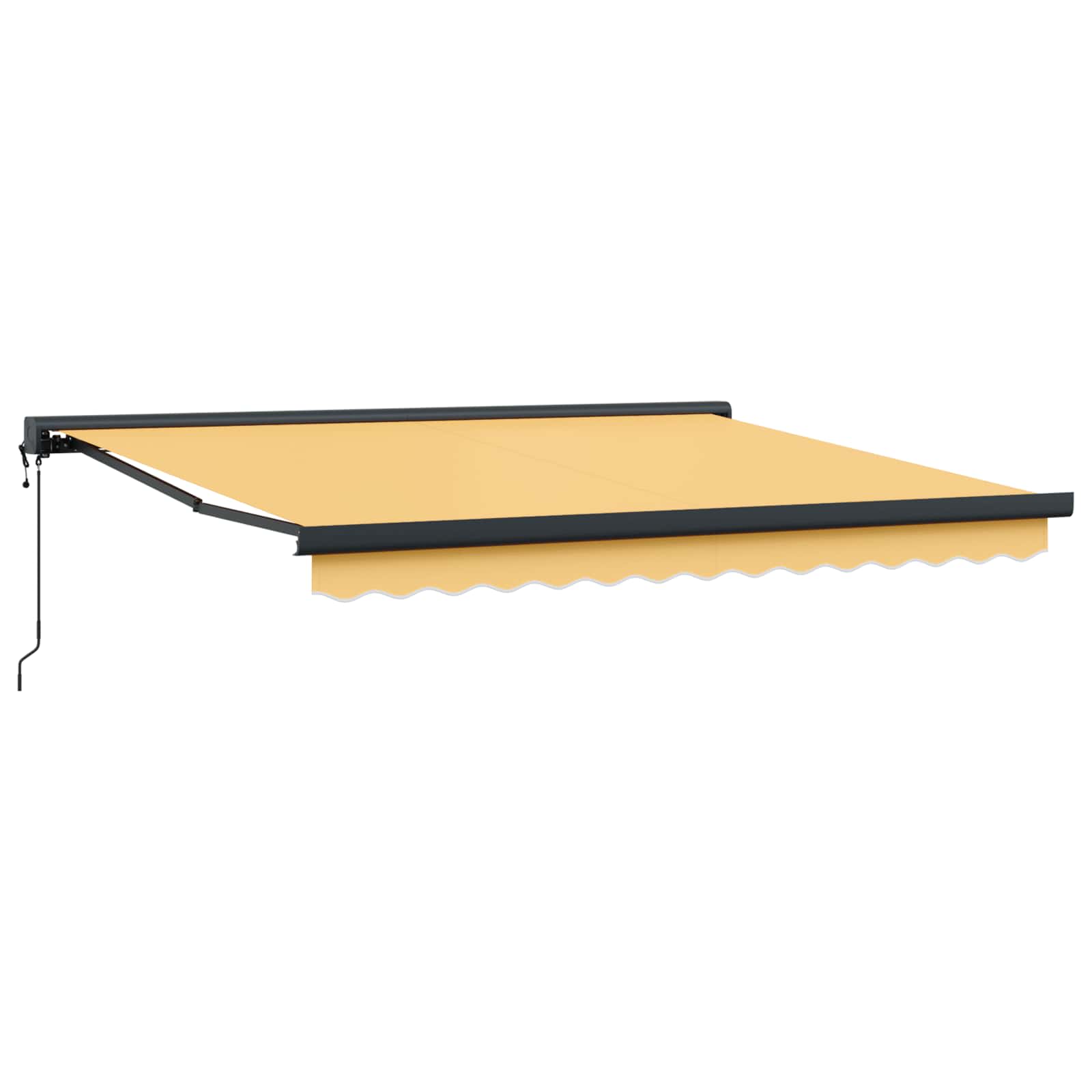 Maison Exclusive - Ausziehbare Markise Sand 350 X 250 Cm Stoff Un