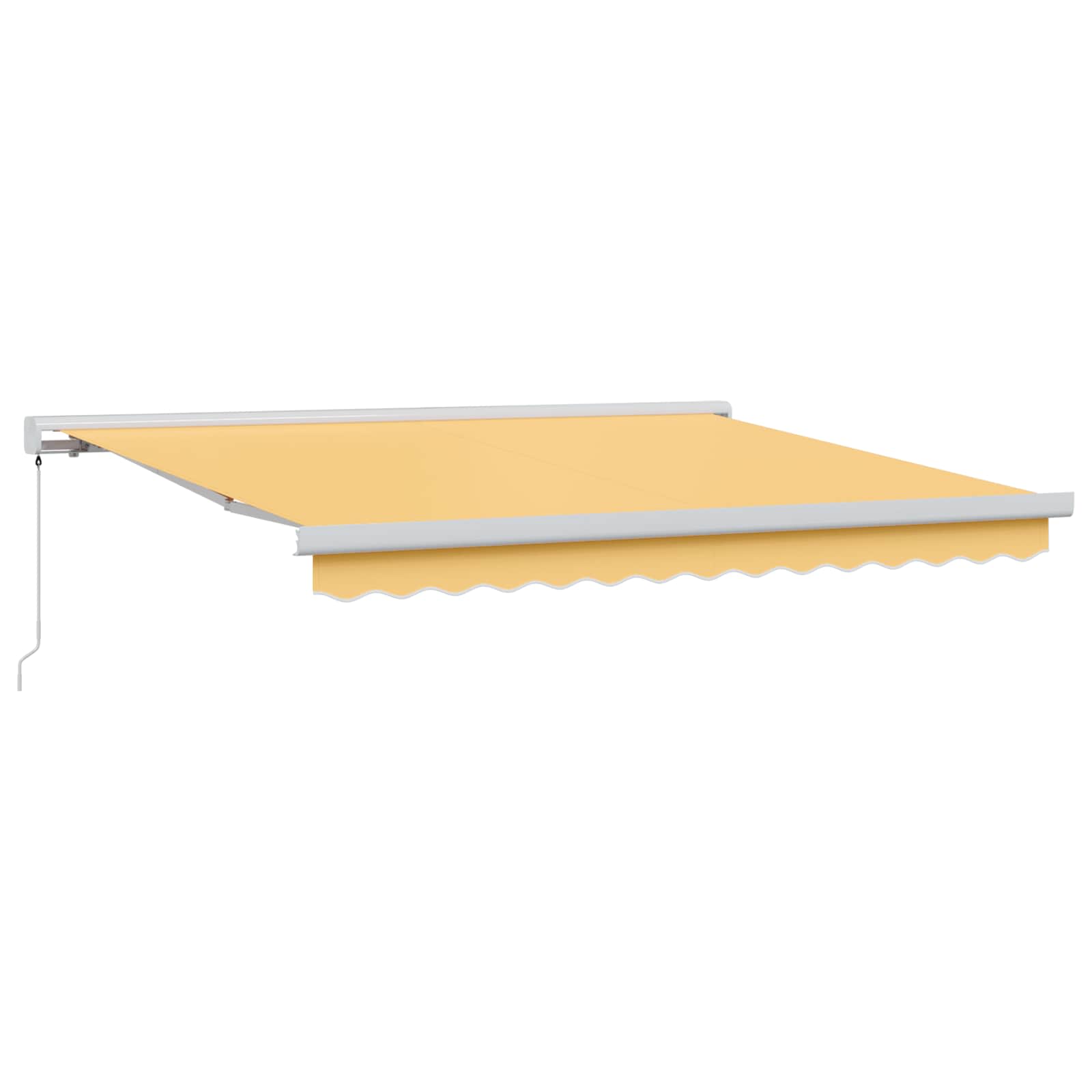 Maison Exclusive - Ausziehbare Markise Sand 300 X 250 Cm Leinen U
