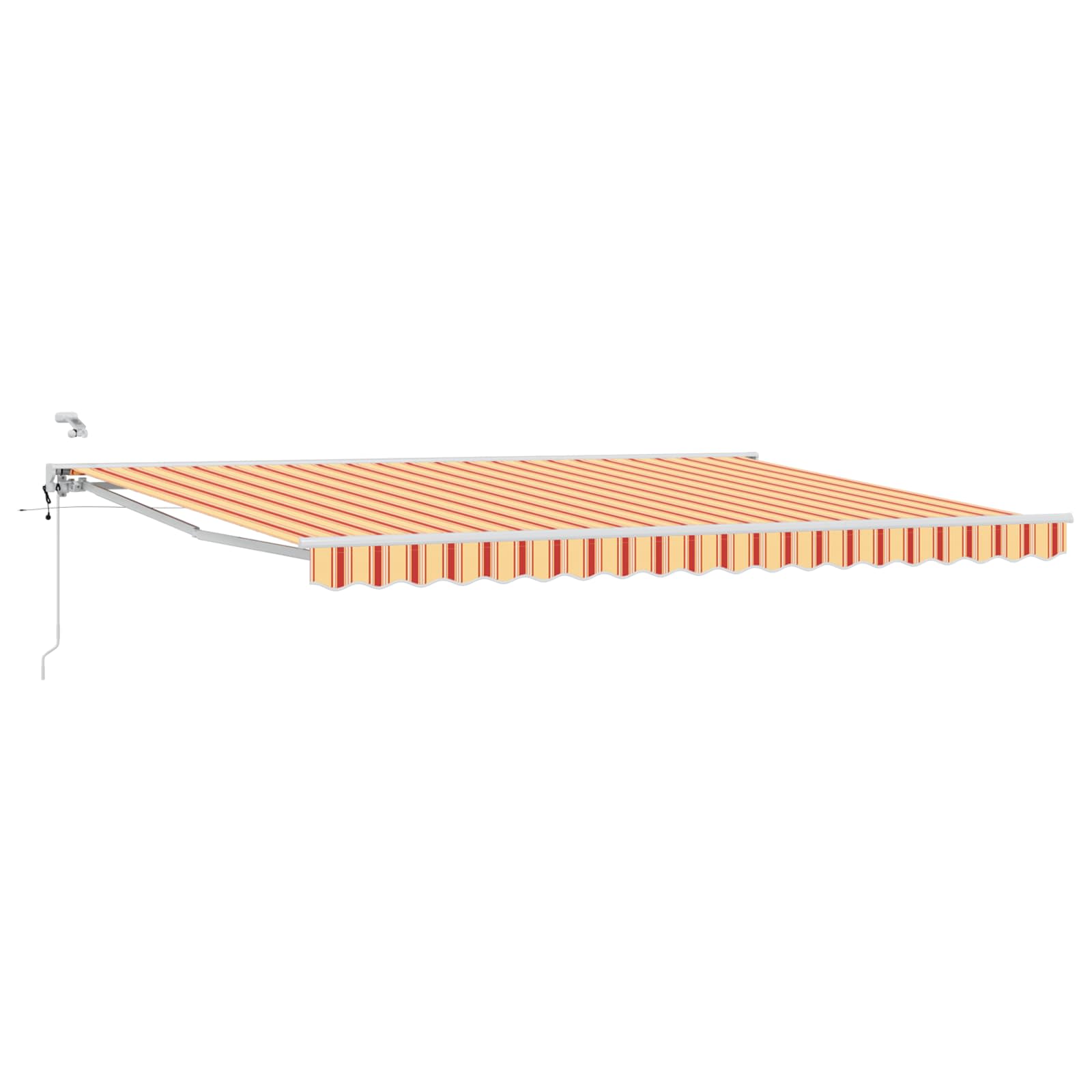 Maison Exclusive - Elektrische Ausziehbare Markise Gelb, Orange U