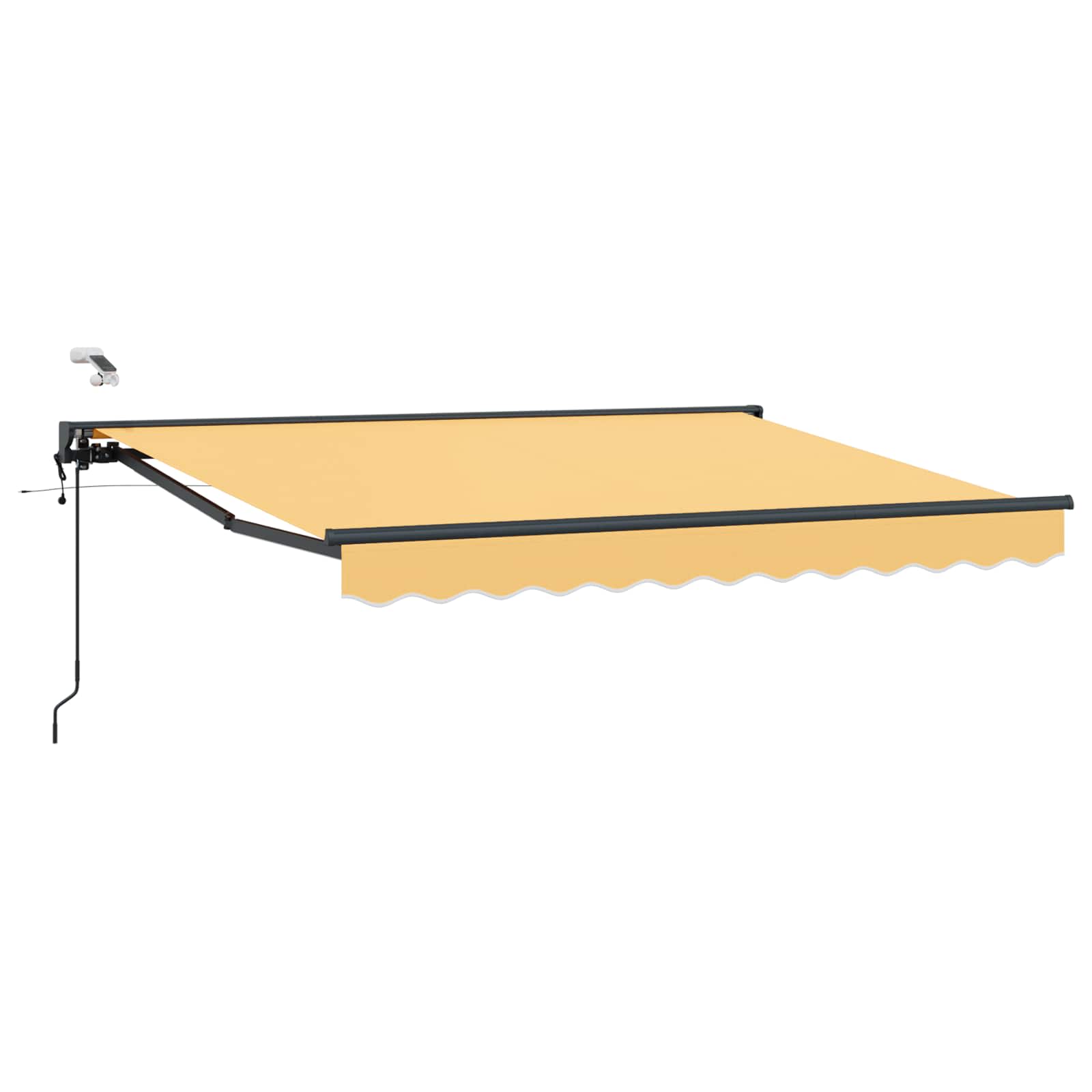 Maison Exclusive - Elektrische Ausziehbare Markise Sand 4,5 X 3,5