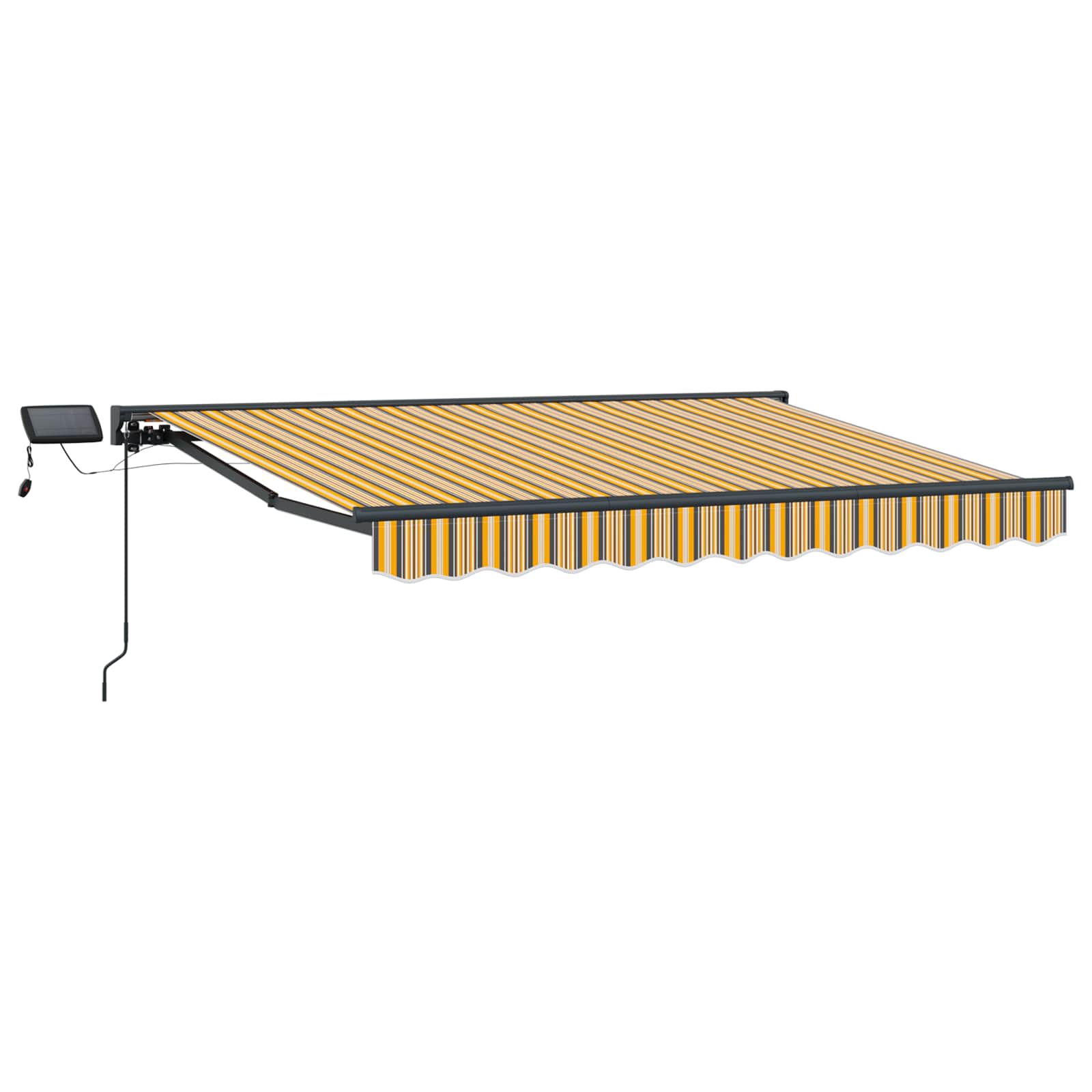 Maison Exclusive - Manueller Markisenrahmen Mit Leds 2,5 X 2 M