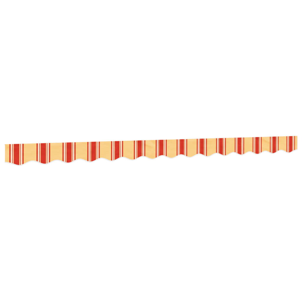 Maison Exclusive - Markisenvolant Gelb Und Orange Gestreift 330x2