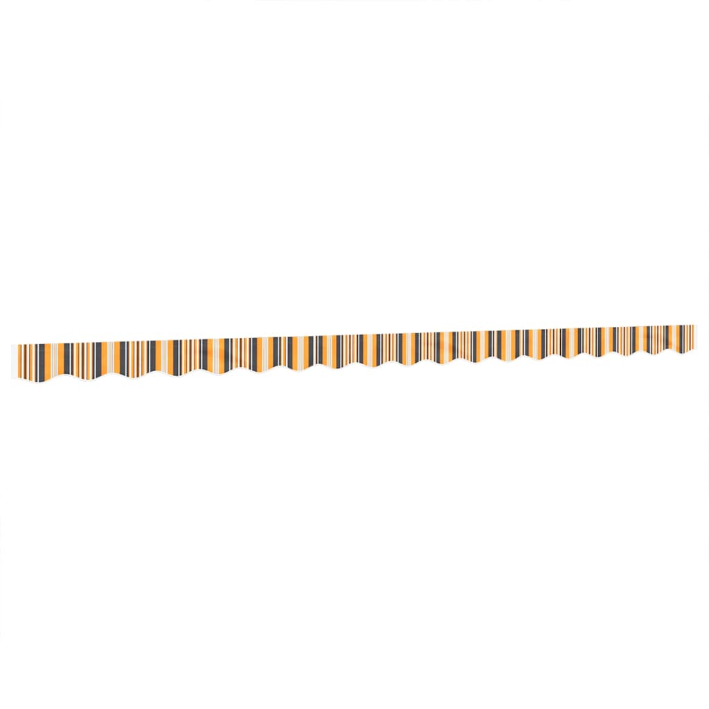 Maison Exclusive - Markisenvolant Gelb Und Grau Gestreift 430x20